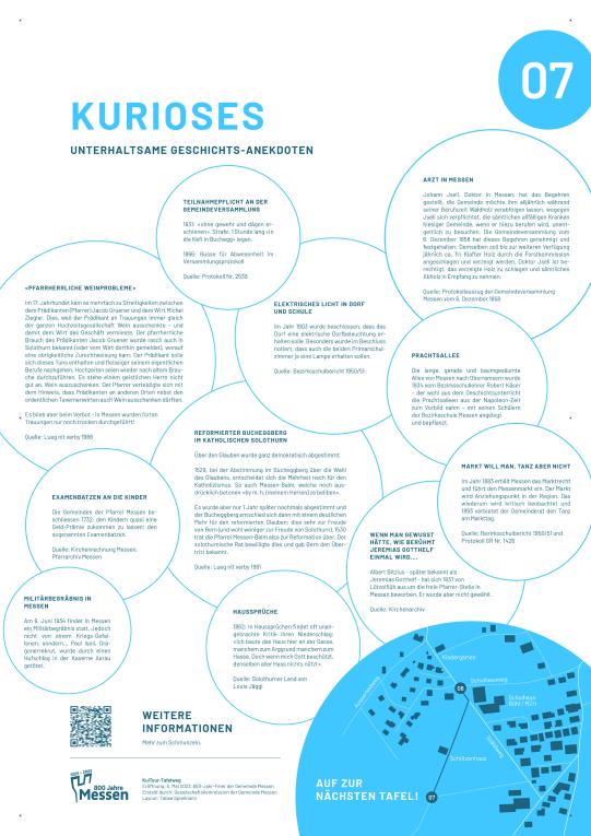 Tafel 7 Kurioses